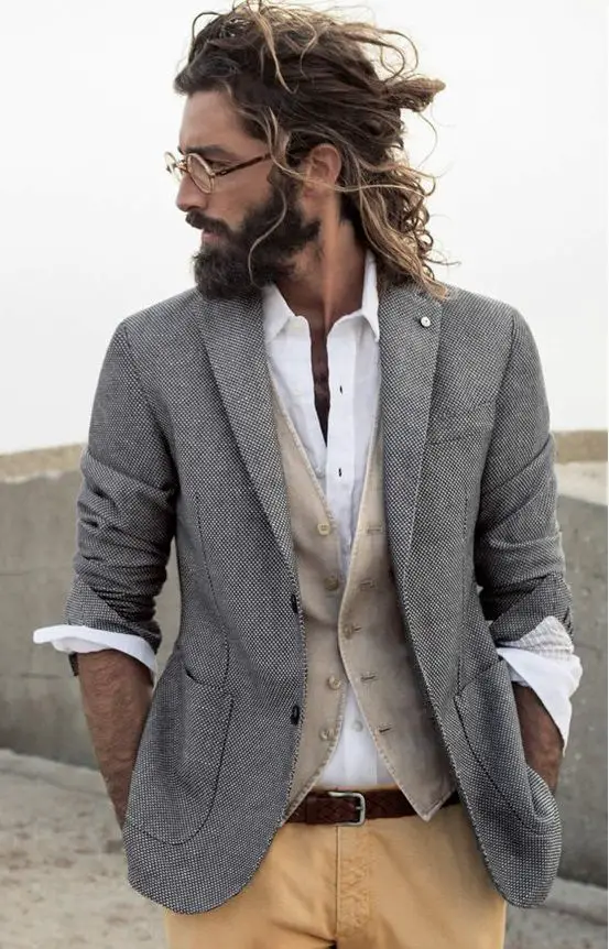 Man Buns Hairstyles With Beards 2015 man_bun_with_beards9_short-haircutstyles.com_