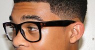 Glasses With Fade Haircut
