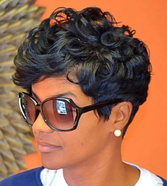 Finding New Short Hairstyles 2016 jet-black-curly-pixie-hair-style-idea-3