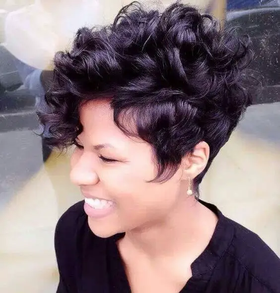 Options for Short Black Hairstyles 2016 cascading-curls-short-hair-cut-styles-5