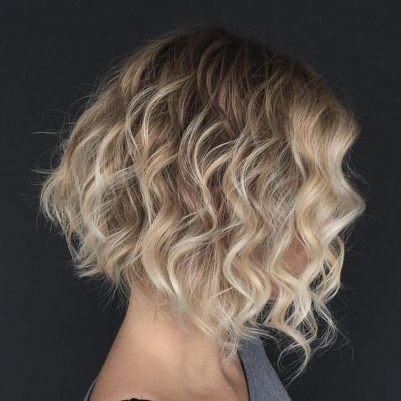 Short Hairstyles 2017, Check Them Now! Blonde_Curly_Bob_2-1