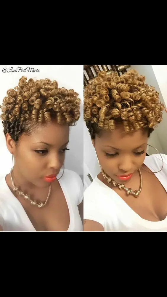 Short Black Haircuts that Best to Try! finger_coils_4