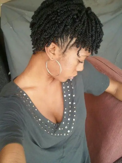 Short Black Haircuts that Best to Try! two_strand_twist_3