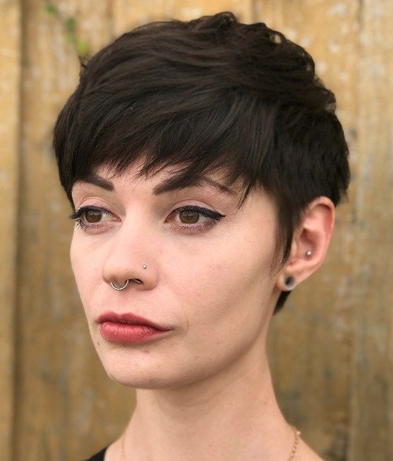 16 Fantastic Short Haircuts for Thick Hair that You Should Try Choppy-thick-textured-pixie