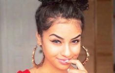 Black Hairstyles for Natural Curly Hair Easy to Maintain Natural_Curly_Messy_Bun_3-235x150