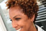 Simple Short Blonde Hairstyles for Round Faces in Winter Day natural_curly_caramel_highlights_2-150x100