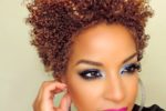 Simple Short Blonde Hairstyles for Round Faces in Winter Day natural_curly_caramel_highlights_3-150x100