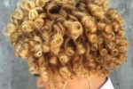 Simple Short Blonde Hairstyles for Round Faces in Winter Day natural_curly_caramel_highlights_6-150x100