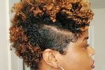 Natural Mohawk Hair With Highlights