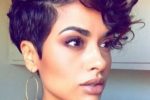 Best and Cute Hairstyles for Short Hair African American Women wavy_pixie_african_american_women_4-150x100