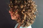 Highlighted Curly Hair Women 12