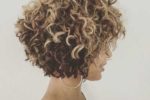 Highlighted Curly Hair Women 2