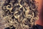 Highlighted Curly Hair Women 7
