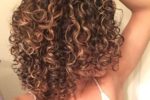 Highlighted Curly Hair Women 8