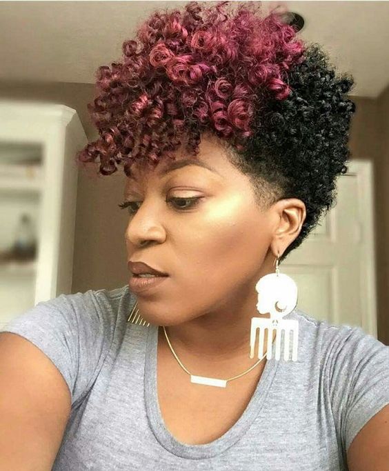 Enchanting Short Curly Hairstyles for Older African American Women Curly-crop-haircut