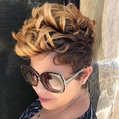 Enchanting Short Curly Hairstyles for Older African American Women Stacked-curly-haircut