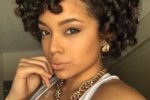 110 Fabulous Short Hairstyles for Black Women awesome-curls-hairstyle-for-african-american-women-150x100