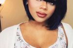 Beautiful Hairstyle With Bangs For Black Women