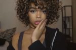 110 Fabulous Short Hairstyles for Black Women beautiful-spiral-curls-hairstyle-1-150x100