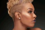 Blonde Mohawk Hairstyle For Black Women