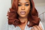 Colored Wavy Bob Short Hairstyles For African American Women