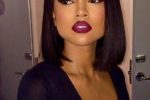 Long Bob Hairstyle For Trendy African American Women
