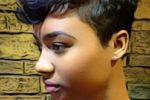 110 Fabulous Short Hairstyles for Black Women perfect-spiky-curl-hairstyle-150x100
