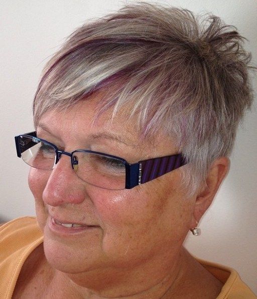 pixie haircut for older women with thin hair