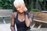 110 Fabulous Short Hairstyles for Black Women pixie-hairstyle-with-white-color-150x100