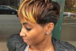 110 Fabulous Short Hairstyles for Black Women pixie-with-caramel-lowlights-150x100