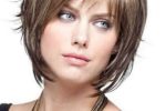 Shaggy Layered Short Bob Hairstyles For Women With Oval Face Shape