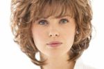Short Layered Hairstyles For Women With Fringe And Curly Hair