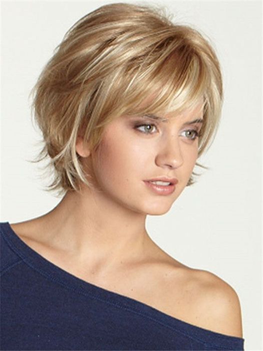 short layered hairstyles for women with fringe and thin hair
