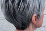 45 Short Hairstyles for Women Over 50 for Fresh and Fashionable Look silvery-gray-bob-short-hair-150x100
