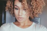 110 Fabulous Short Hairstyles for Black Women spiral-curls-with-bob-hairstyle-1-150x100