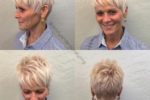 Super Edgy Pixie Haircut For Women Over 60