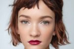 Tousled Bob With Jagged Fringe For Women With Oblong Face