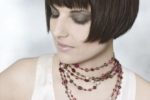 Vintage Vixen Short Bob With Bangs For Women With Chubby Face