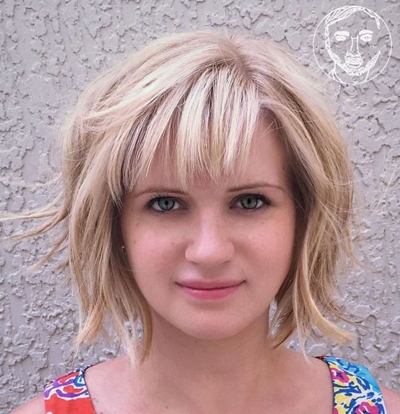 20 Appealing Short Edgy Haircuts for Women that on Trends Right Now Choppy-bob-with-flat-bangs