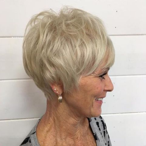 50 Formal Short Hairstyles for Older Women (Updated in 2022) Classic-wedge-haircut2