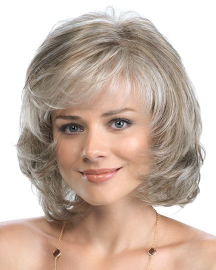 50 Formal Short Hairstyles for Older Women (Updated in 2022) Fluffy-wavy-bob-with-bangs
