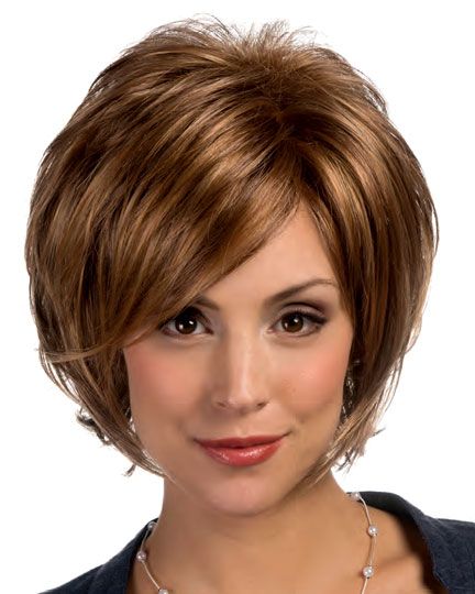 30 Charming Short Straight Hairstyles for Older Women Front-angled-hairstyle2