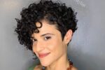 Short Curly Asymmetrical Hairstyle