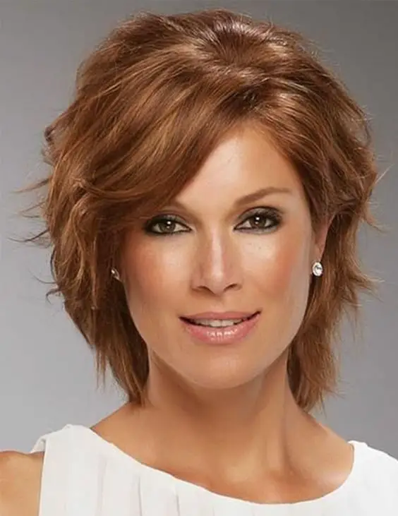 30 Charming Short Straight Hairstyles for Older Women (Updated in 2022) Short-layered-asymmetrical-haircut2-e1626693961724