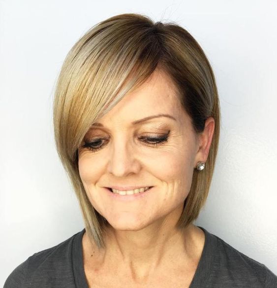 20 Best Short Hairstyles for Women Over 60 with Thick Hair (Updated 2022) Side-swept-undercut