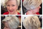 Angled Wedge Haircut That Looks Best With Older Women