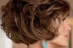 Beautiful Classic Short Wedge Haircut For Older Women