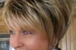 Beautiful Looking Layered Wedge Haircut For Women Over 60