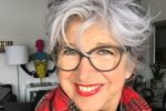 21 Short Hairstyles for Women with Grey Hair and Glasses beautiful-messy-curly-hairstyle-for-older-women-with-grey-hair-150x100