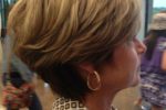 Beautiful Short Angled Wedge Haircuit For Older Women